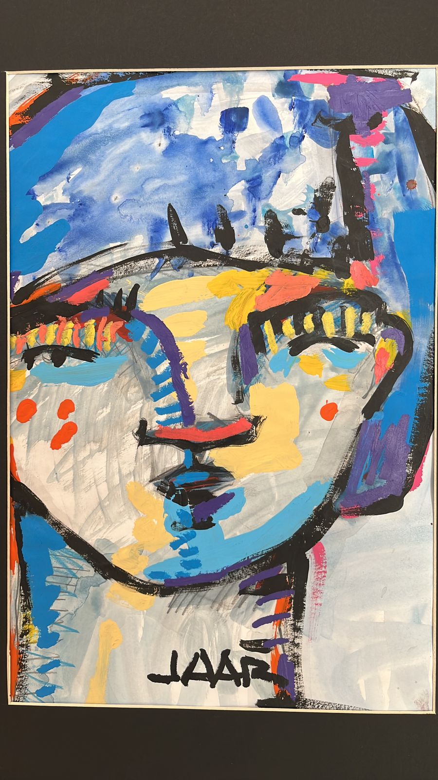 Retrato azul