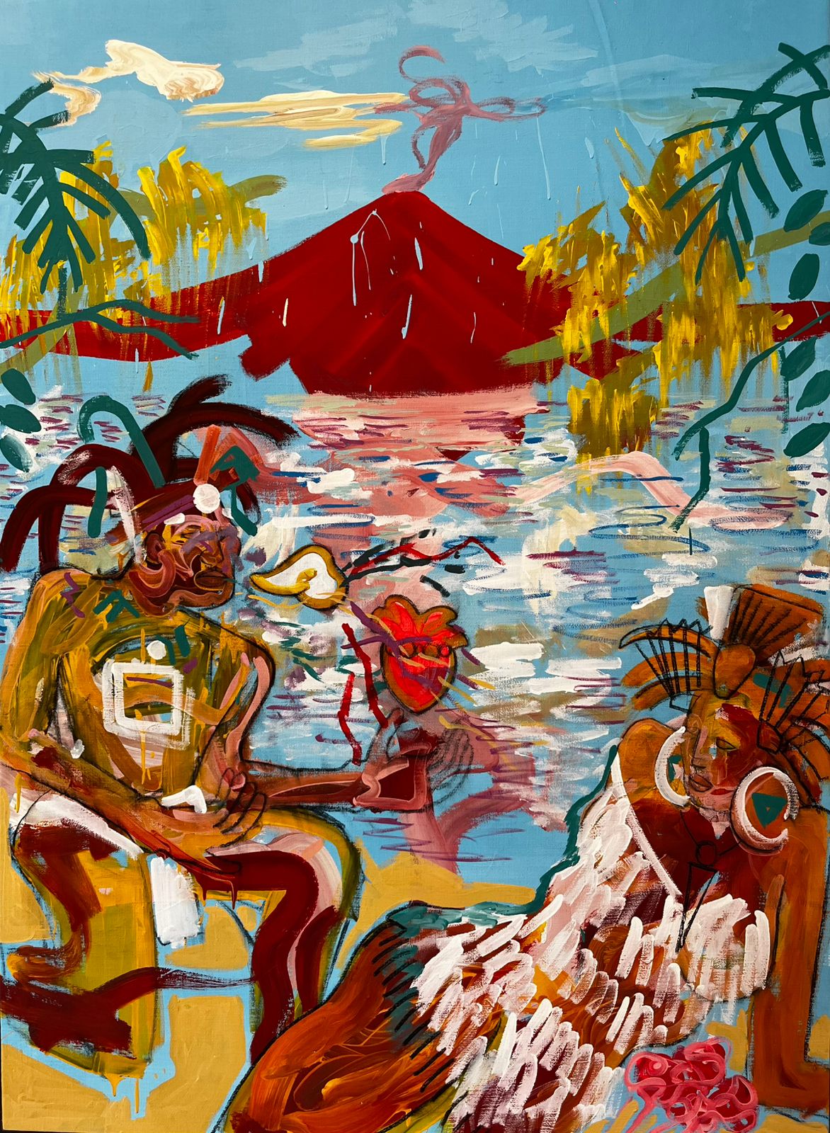 La mujer dormida y el guerrero humeante