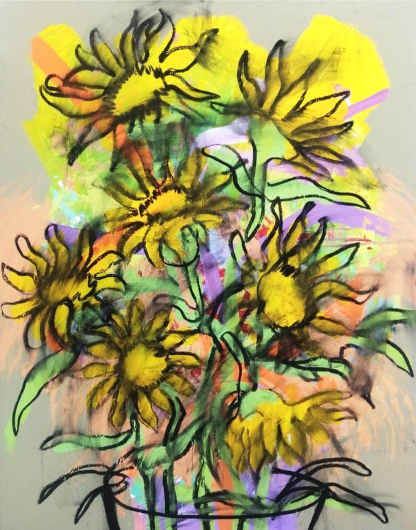 Girasoles buscando el sol