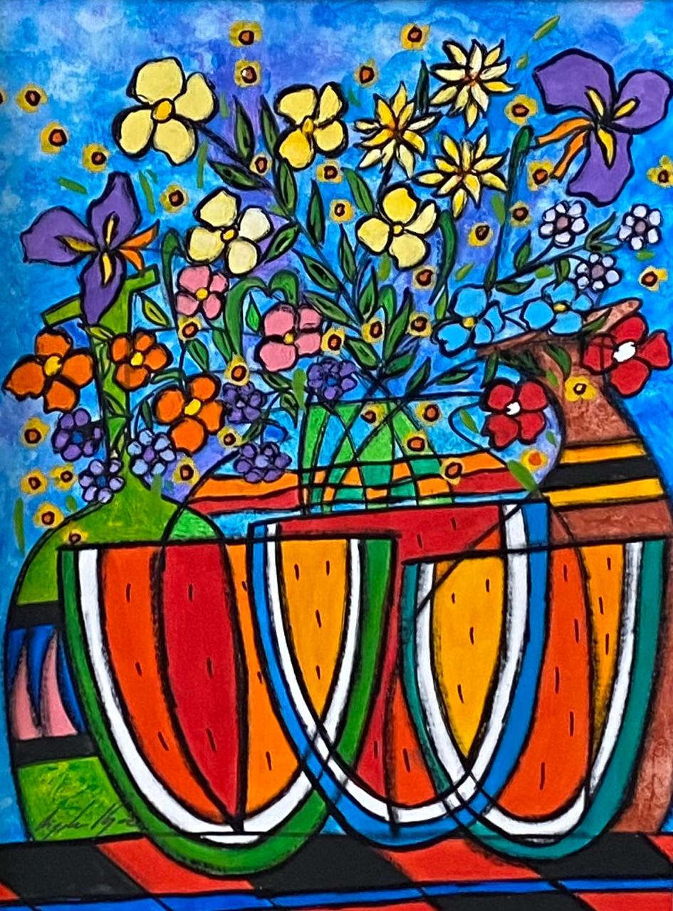 Flores y sandías
